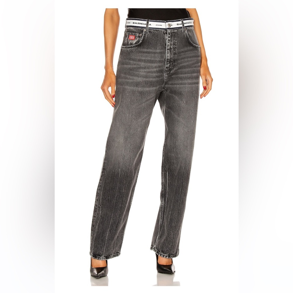 BALENCIAGA Logo Waistband Jean size small - Picture 11 of 11